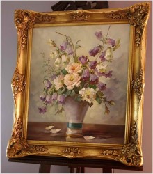 Kompozycja kwiatów w wazonie - Hedwig Petermann *1877