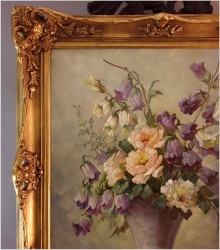 Kompozycja kwiatów w wazonie - Hedwig Petermann *1877