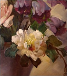 Kompozycja kwiatów w wazonie - Hedwig Petermann *1877