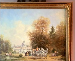 Malarstwo Rokoko! Dworska Scena Parkowa - Herbert Isenberg *1930