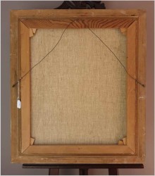 Technika szpachlowa! W oczekiwaniu nad brzegiem morza - Harry Haerendel (1896 - 1991)