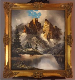 Realistyczny masyw górski. Gebirge Monte Christo -  J.E. Lemke *1916