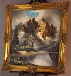 Realistyczny masyw górski. Gebirge Monte Christo -  J.E. Lemke *1916