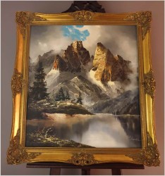Realistyczny masyw górski. Gebirge Monte Christo -  J.E. Lemke *1916