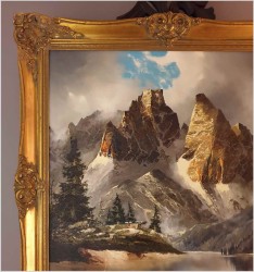 Realistyczny masyw górski. Gebirge Monte Christo -  J.E. Lemke *1916