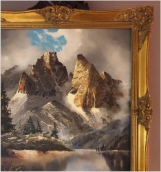 Realistyczny masyw górski. Gebirge Monte Christo -  J.E. Lemke *1916