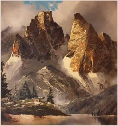 Realistyczny masyw górski. Gebirge Monte Christo -  J.E. Lemke *1916