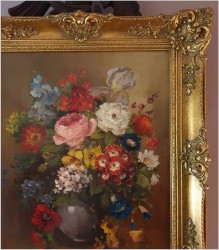 Pałacowe malarstwo! Kwiaty w wazonie - Medina Louisa *1911