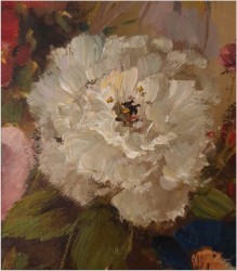 Pałacowe malarstwo! Kwiaty w wazonie - Medina Louisa *1911