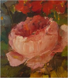 Pałacowe malarstwo! Kwiaty w wazonie - Medina Louisa *1911