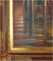 Pałacowe malarstwo! Baletnica w Sali Rokoko -Heinz Ludwig Münnich *1921