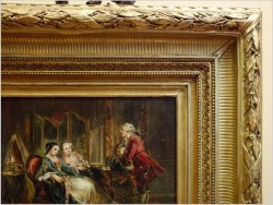 WYJĄTKOWY OBRAZ ROKOKO! - BENNETT, Frank Moss (1874-1952)