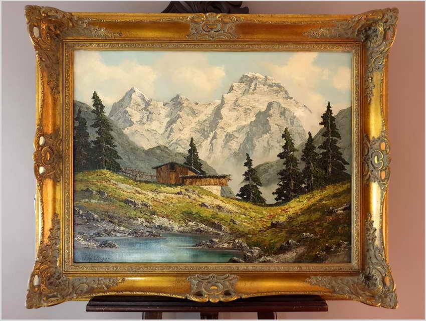 Polecamy! Krajobraz alpejski -  Wolfgang Heinz Unger *1929