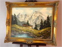 Polecamy! Krajobraz alpejski -  Wolfgang Heinz Unger *1929