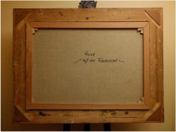 MALARSTWO DO SALONU! WIDOK NA FRAUENINSEL - GUSTAW WEISS/GUWE (125cmx95cm)