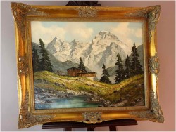 Polecamy! Krajobraz alpejski -  Wolfgang Heinz Unger *1929