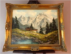 Polecamy! Krajobraz alpejski -  Wolfgang Heinz Unger *1929