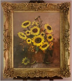 Kompozycja kwiatów w wazonie - Henri Joseph Pauwels   (1903 - 1983)