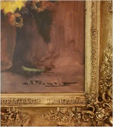 Kompozycja kwiatów w wazonie - Henri Joseph Pauwels   (1903 - 1983)