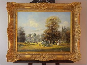 Pałacowa rama! Scena Parkowa Rokoko - Herbert Isenberg *1930