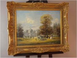 Pałacowa rama! Scena Parkowa Rokoko - Herbert Isenberg *1930