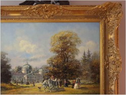 Pałacowa rama! Scena Parkowa Rokoko - Herbert Isenberg *1930