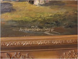 Pałacowa rama! Scena Parkowa Rokoko - Herbert Isenberg *1930