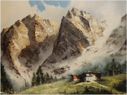 ARCYDZIEŁO! WILDER KAISER, TIROL - JOACHIM ERNST LEMKE *1916
