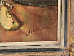 Unikat! Martwa natura, słoneczniki - Dickmeis Gerhard (1918 - 1978) 