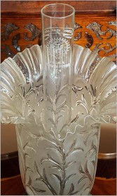 DOSTAWA GRATIS! WYJĄTKOWY KOMPLET KLOSZY DO LAMPY NAFTOWEJ XIXw.