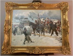 Polecamy! Brama Weselna w Zimowej Scenie - Piotr C. Stojanow (Bulgarisch, 1857-1957)