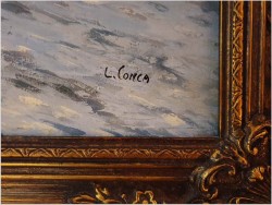 Marynistyka! W zatoce Neapolitańskiej (Golfo di Napoli) - Luigi Conca (Italian, 20th Century) 