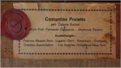 Malarstwo Szpachlowe!!! Lago Maggiore Ascona - Constantino Proietto (1910-1979)