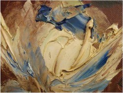 RARYTAS! KWIATY W NIEBIESKIM  WAZONIE ~ Prof.Adjez BAHMAN (1941)