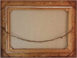 Duży zimowy wiejski krajobraz - Schultheis G. (1945-1996)