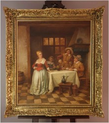 Biesiada przy winie - Curt August Landwehr (Hereford 1920-1988)