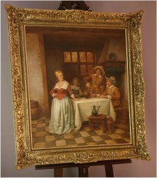 Biesiada przy winie - Curt August Landwehr (Hereford 1920-1988)