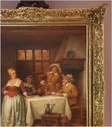 Biesiada przy winie - Curt August Landwehr (Hereford 1920-1988)