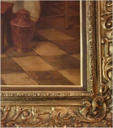 Biesiada przy winie - Curt August Landwehr (Hereford 1920-1988)