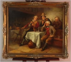 Gra w trzy kości - Curt August Landwehr (1920-1988)