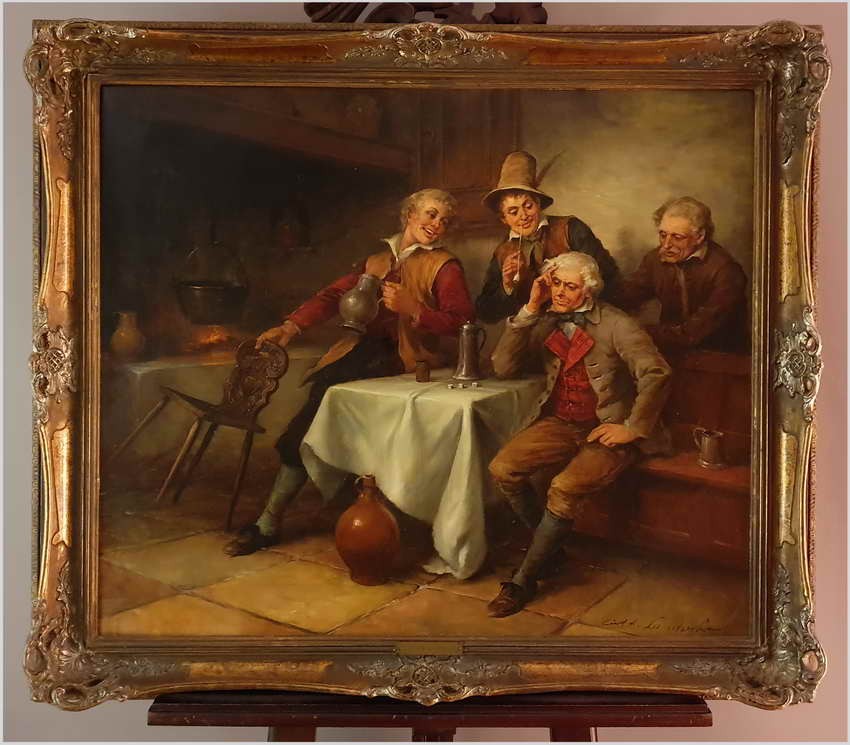 Gra w trzy kości - Curt August Landwehr (1920-1988)