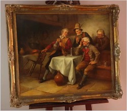 Gra w trzy kości - Curt August Landwehr (1920-1988)