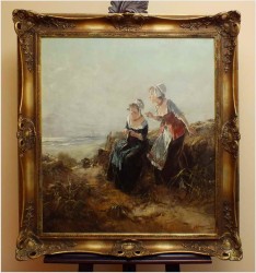 W OCZEKIWANIU NAD BRZEGIEM MORZA! DICKMEIS GERHARD (Heinsberg 1918 – 1978 Jülich)