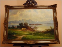 SIANOKOSY NAD JEZIOREM CHIEMSEE ~ HELMUT STADELHOFER ur.1914r 