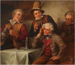 Gra w trzy kości - Curt August Landwehr (1920-1988)