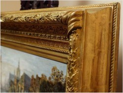 PAŁACOWE MALARSTWO! ANSICHT VON ANTWERPEN - MAX GAISSER (AUGSBURG 1857-1922 MUNICH)