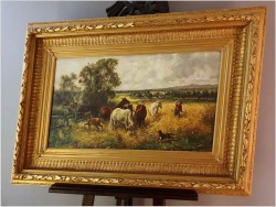 Wypas koni  - LUDWIG KOCH (Wien, Österreich, 1866 - 1934)