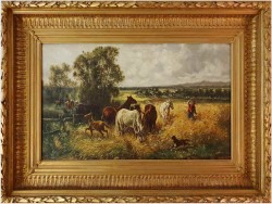 Wypas koni  - LUDWIG KOCH (Wien, Österreich, 1866 - 1934)