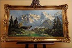 MALARSTWO SZPACHLOWE - org HERBERT UERPMANN (1911-1996)