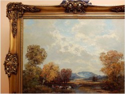 PEJZAŻ Z KROWAMI, RANDOLF WEHN 1911r.- CERTYFIKAT!